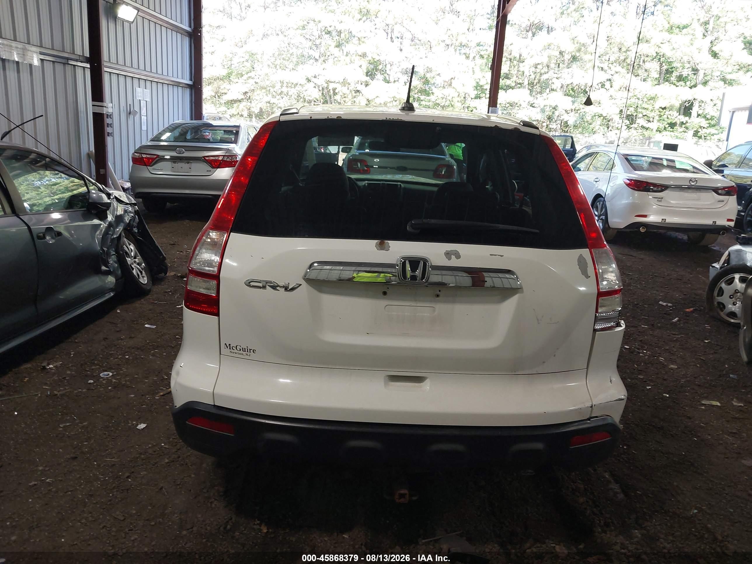2009 Honda Cr-v Ex-l White vin: 5J6RE48789L014087