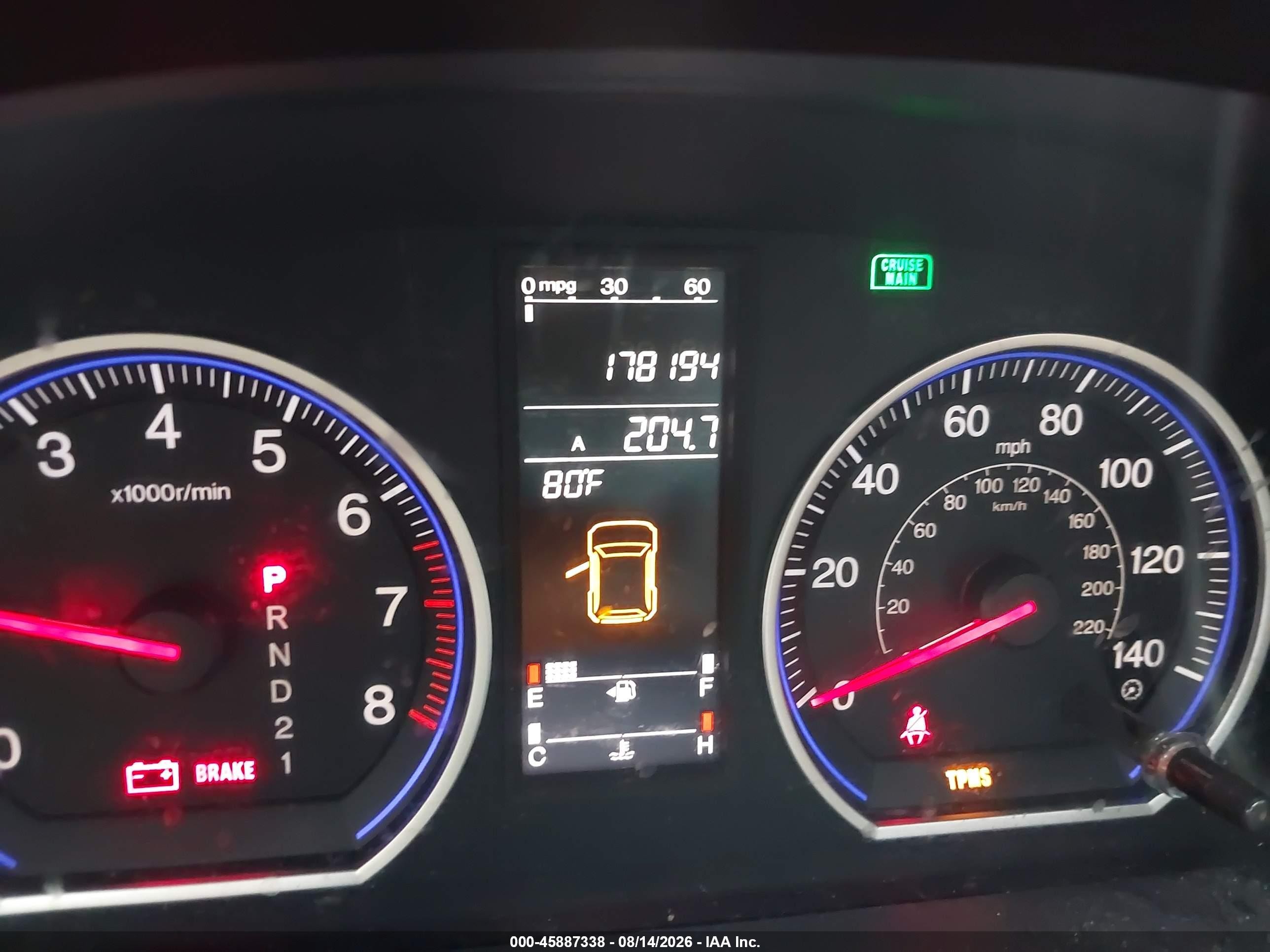 2009 Honda Cr-v Ex-l Brown vin: 5J6RE48789L015658