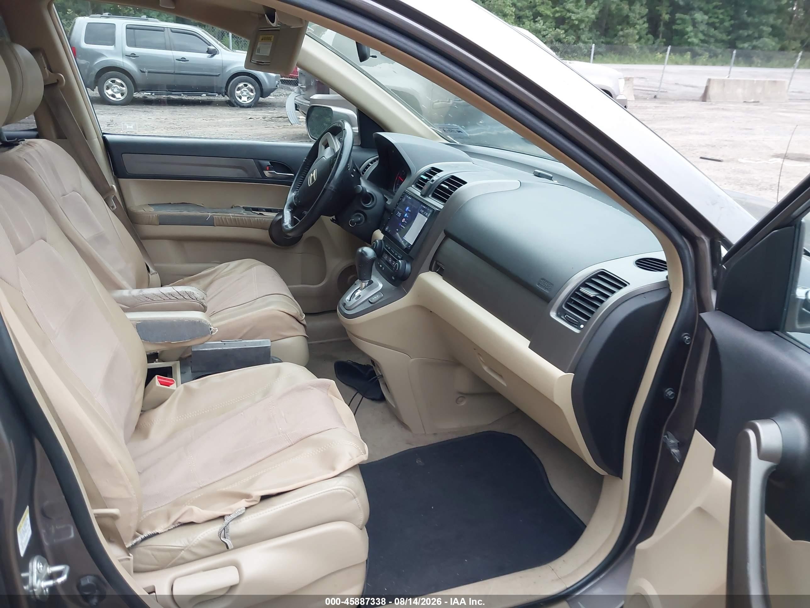 2009 Honda Cr-v Ex-l Brown vin: 5J6RE48789L015658