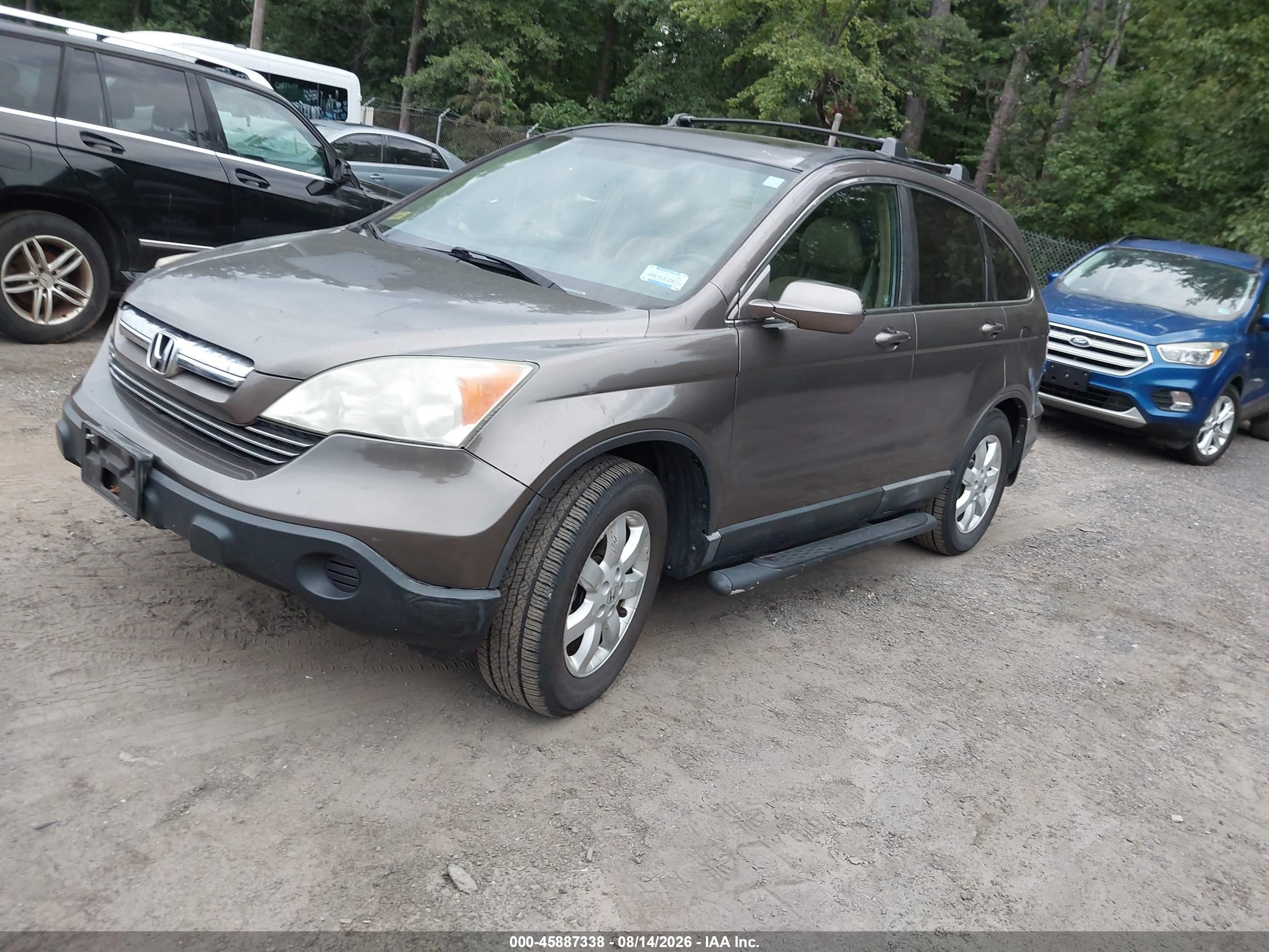 2009 Honda Cr-v Ex-l Brown vin: 5J6RE48789L015658