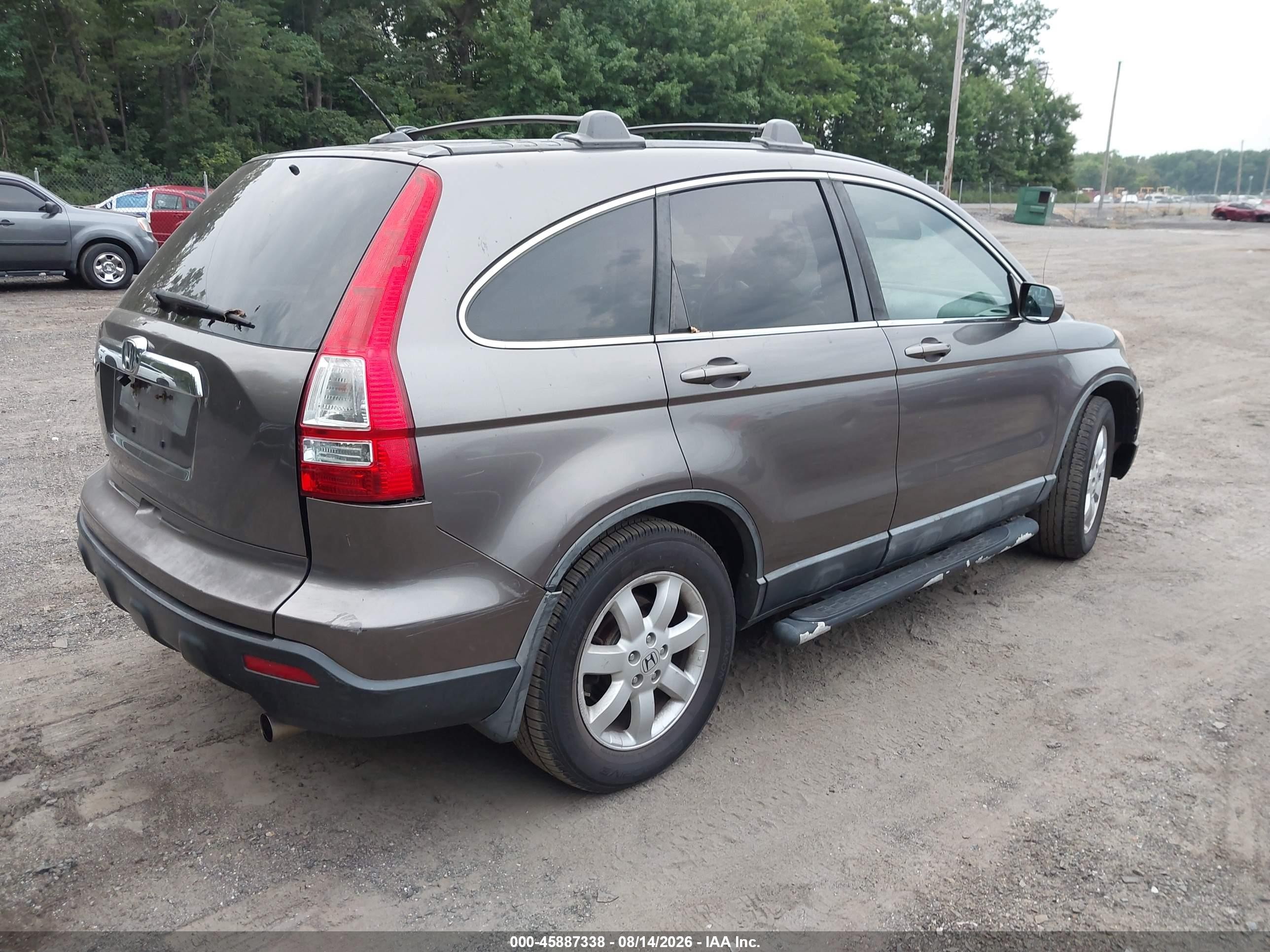2009 Honda Cr-v Ex-l Brown vin: 5J6RE48789L015658