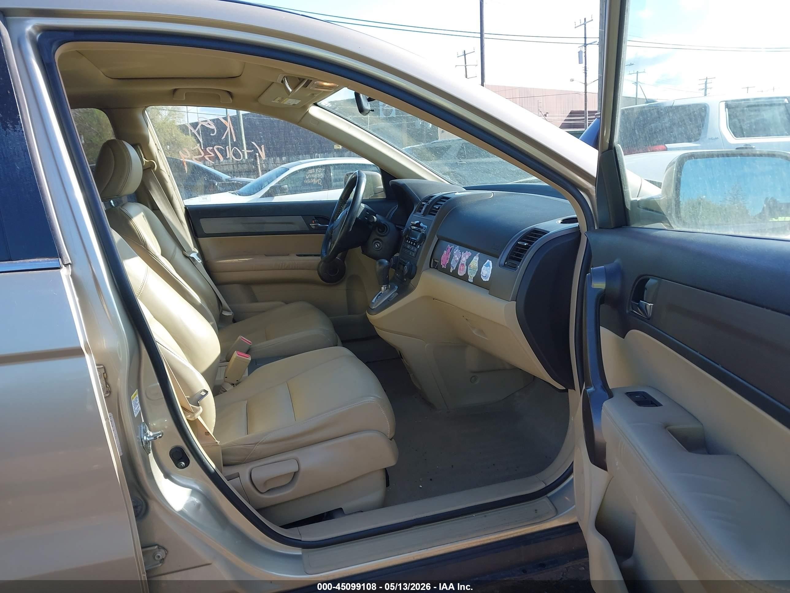 2009 Honda Cr-v Ex-l Gold vin: 5J6RE48789L017359