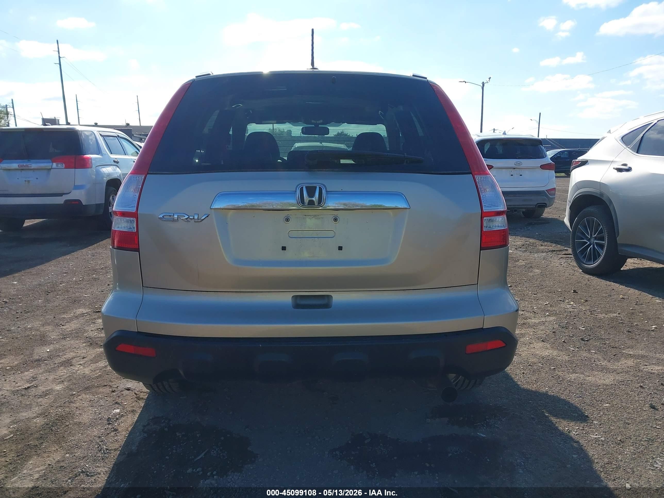 2009 Honda Cr-v Ex-l Gold vin: 5J6RE48789L017359