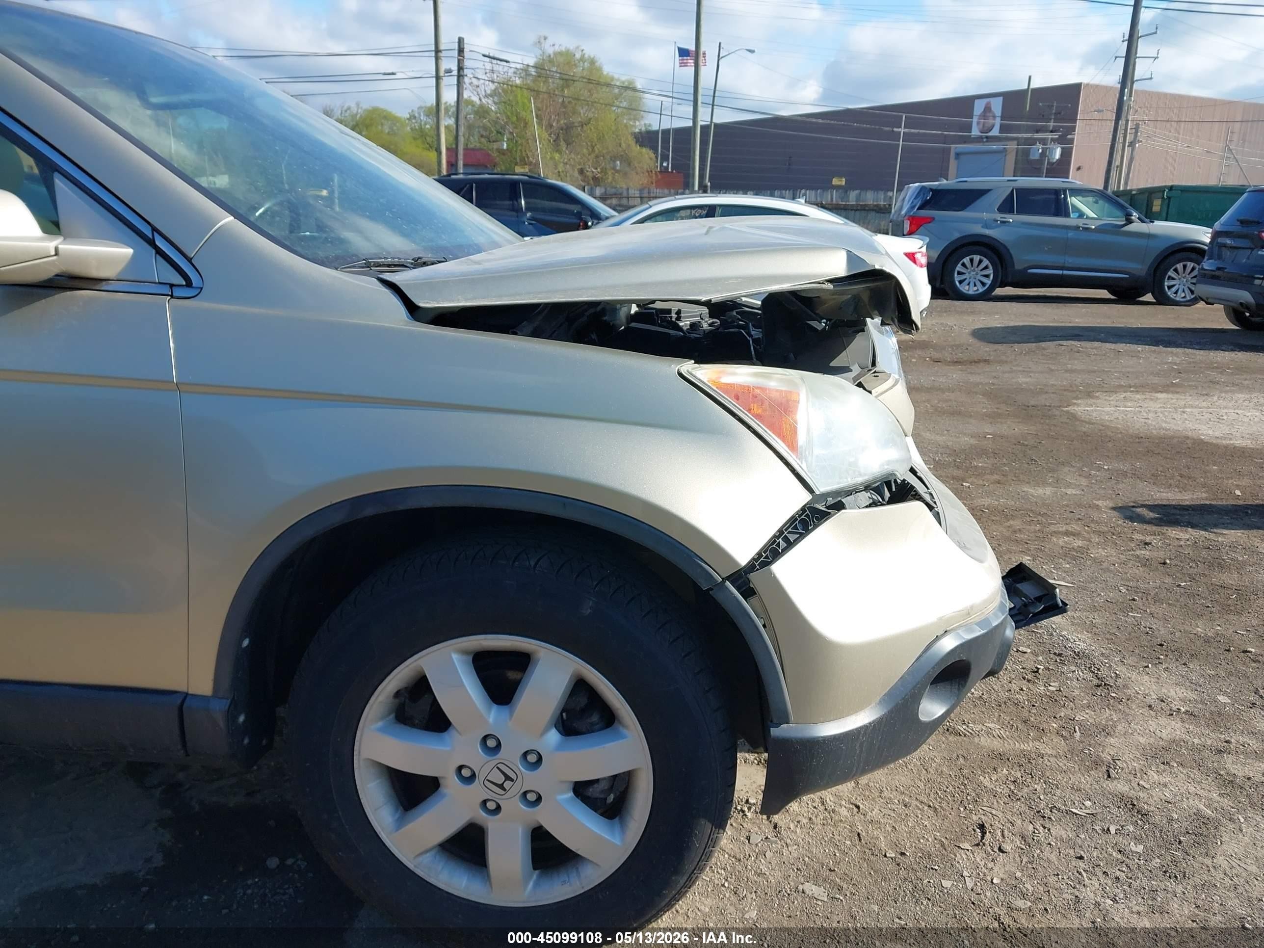 2009 Honda Cr-v Ex-l Gold vin: 5J6RE48789L017359