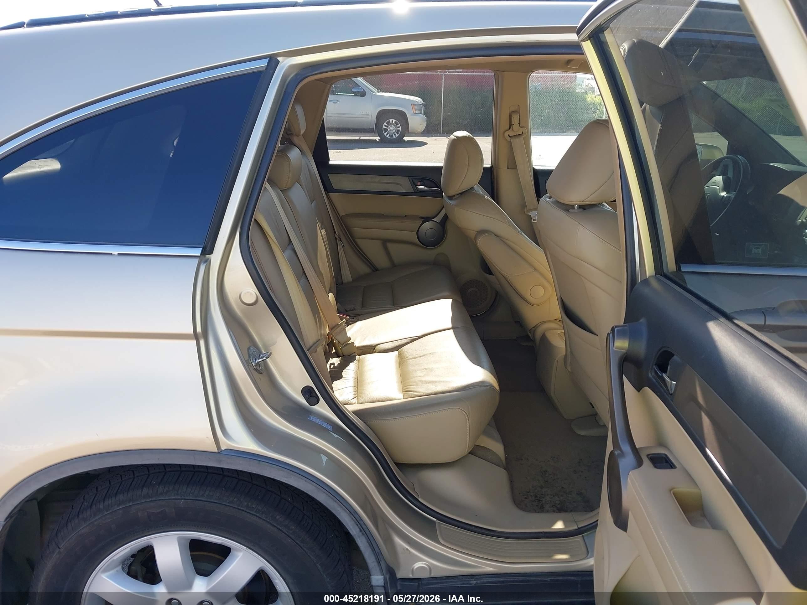 2009 Honda Cr-v Ex-l Желто-коричневый vin: 5J6RE48789L017362