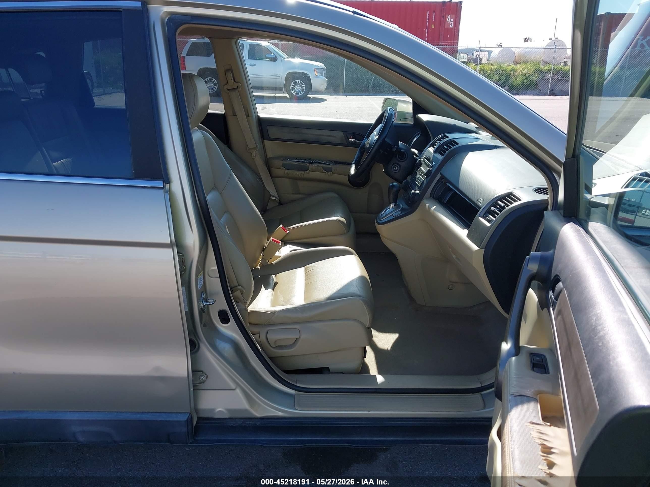 2009 Honda Cr-v Ex-l Желто-коричневый vin: 5J6RE48789L017362