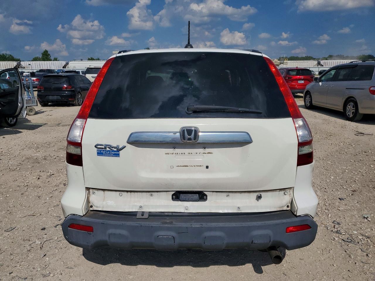 2009 Honda Crv Ex-l White vin: 5J6RE48789L017586