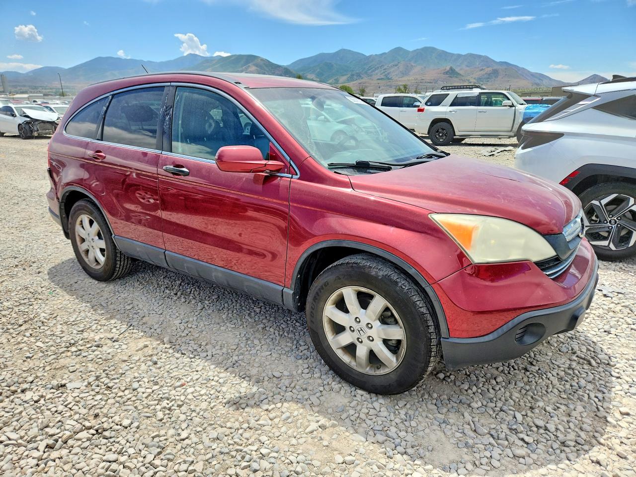 2009 Honda Cr-v Exl Burgundy vin: 5J6RE48789L024909