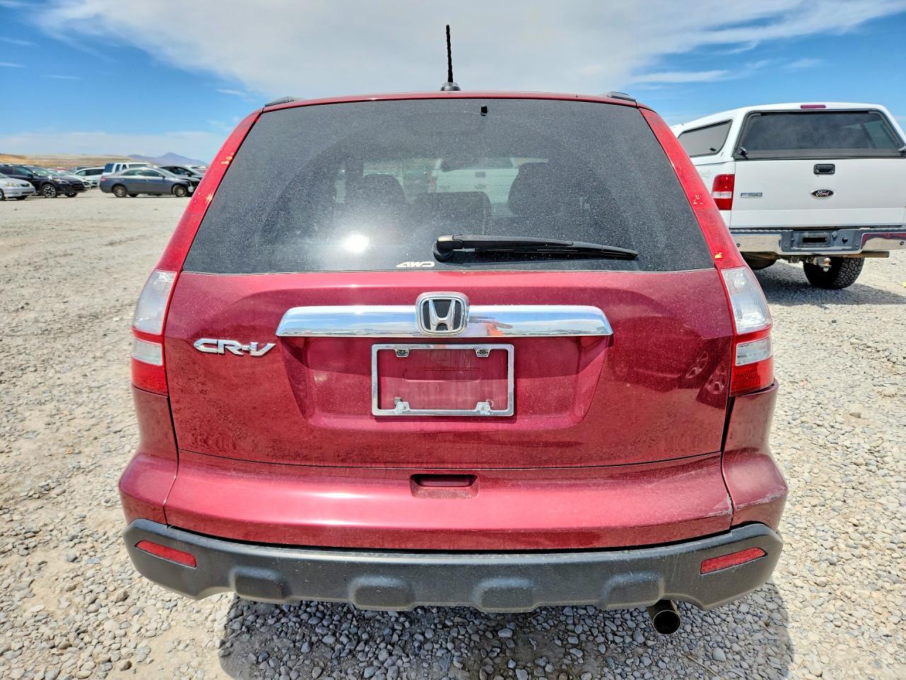 2009 Honda Cr-v Exl Burgundy vin: 5J6RE48789L024909