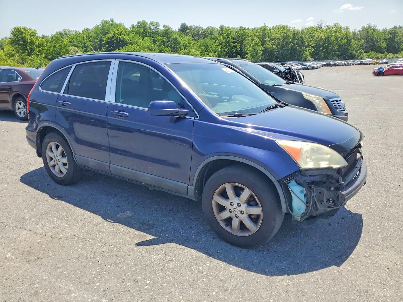 2009 Honda Cr-v Exl Синий vin: 5J6RE48789L043816