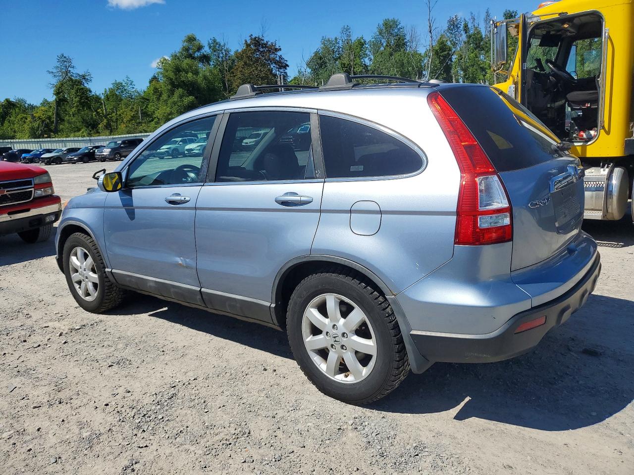 2009 Honda Cr-v Exl Blue vin: 5J6RE48789L065492