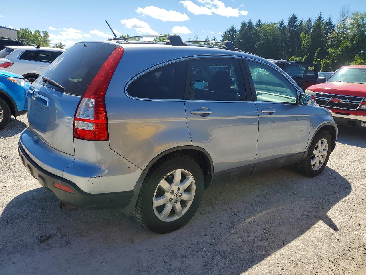 2009 Honda Cr-v Exl Blue vin: 5J6RE48789L065492
