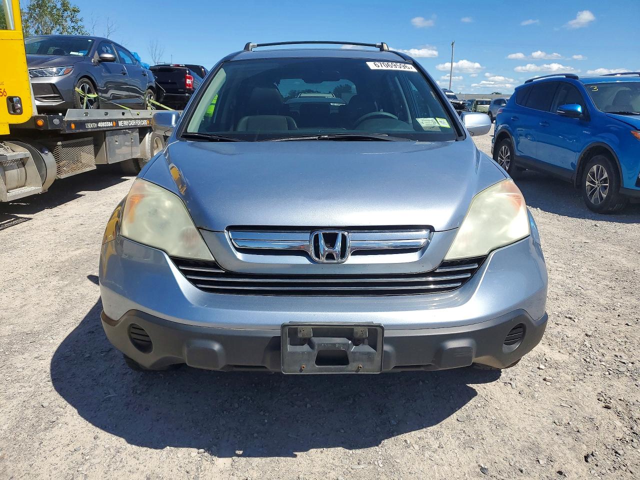 2009 Honda Cr-v Exl Blue vin: 5J6RE48789L065492