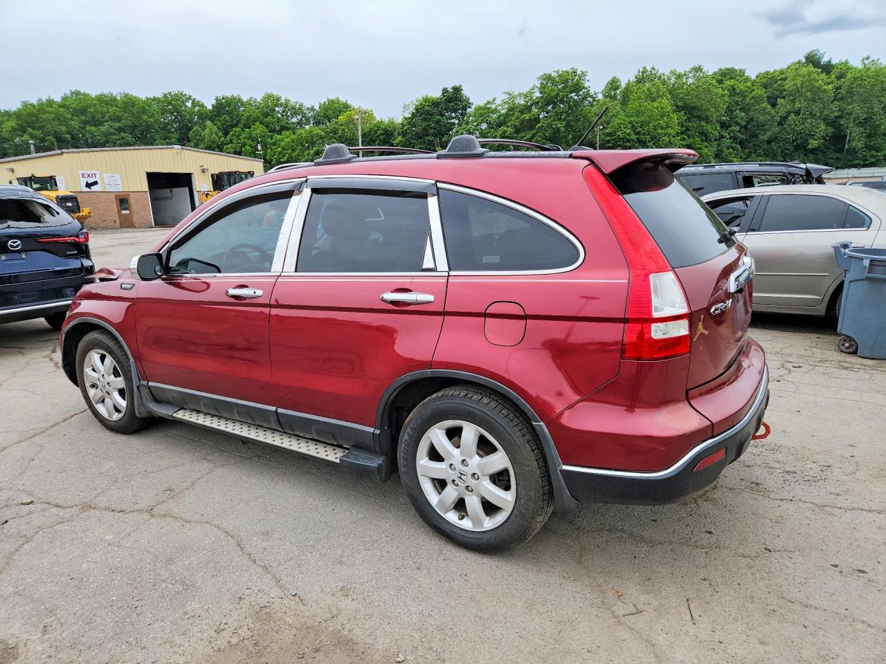 2009 Honda Cr-v Exl Burgundy vin: 5J6RE48789L069428