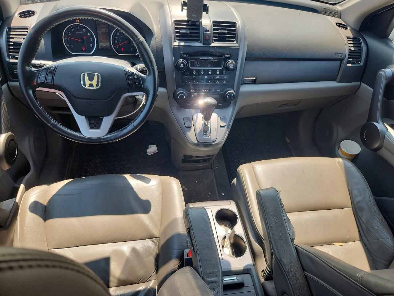 2009 Honda Cr-v Exl White vin: 5J6RE48789L808703