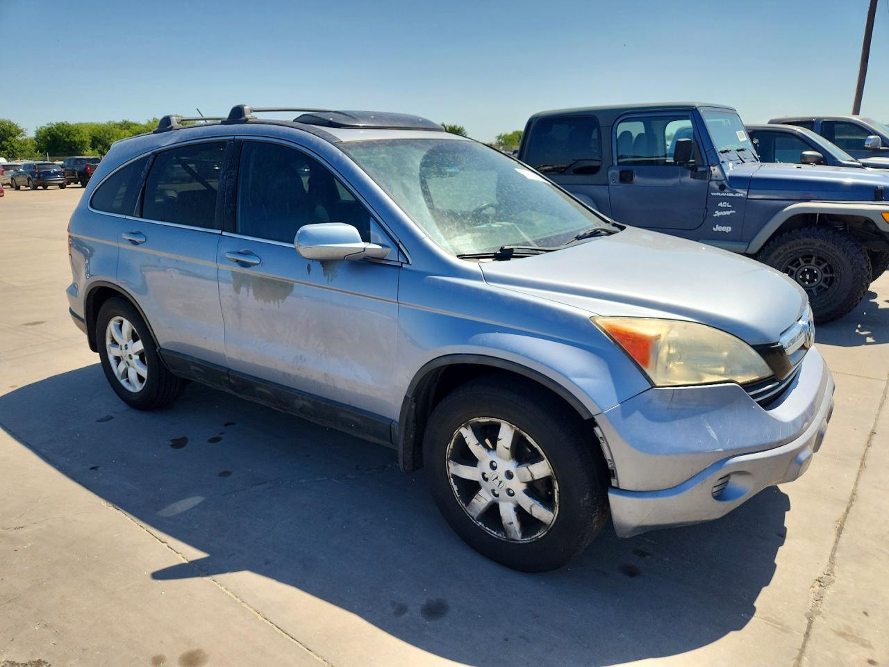 2007 Honda Cr-v Exl Blue vin: 5J6RE48797L019392
