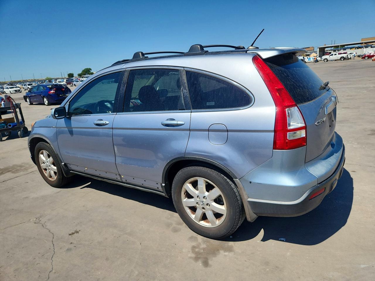 2007 Honda Cr-v Exl Blue vin: 5J6RE48797L019392