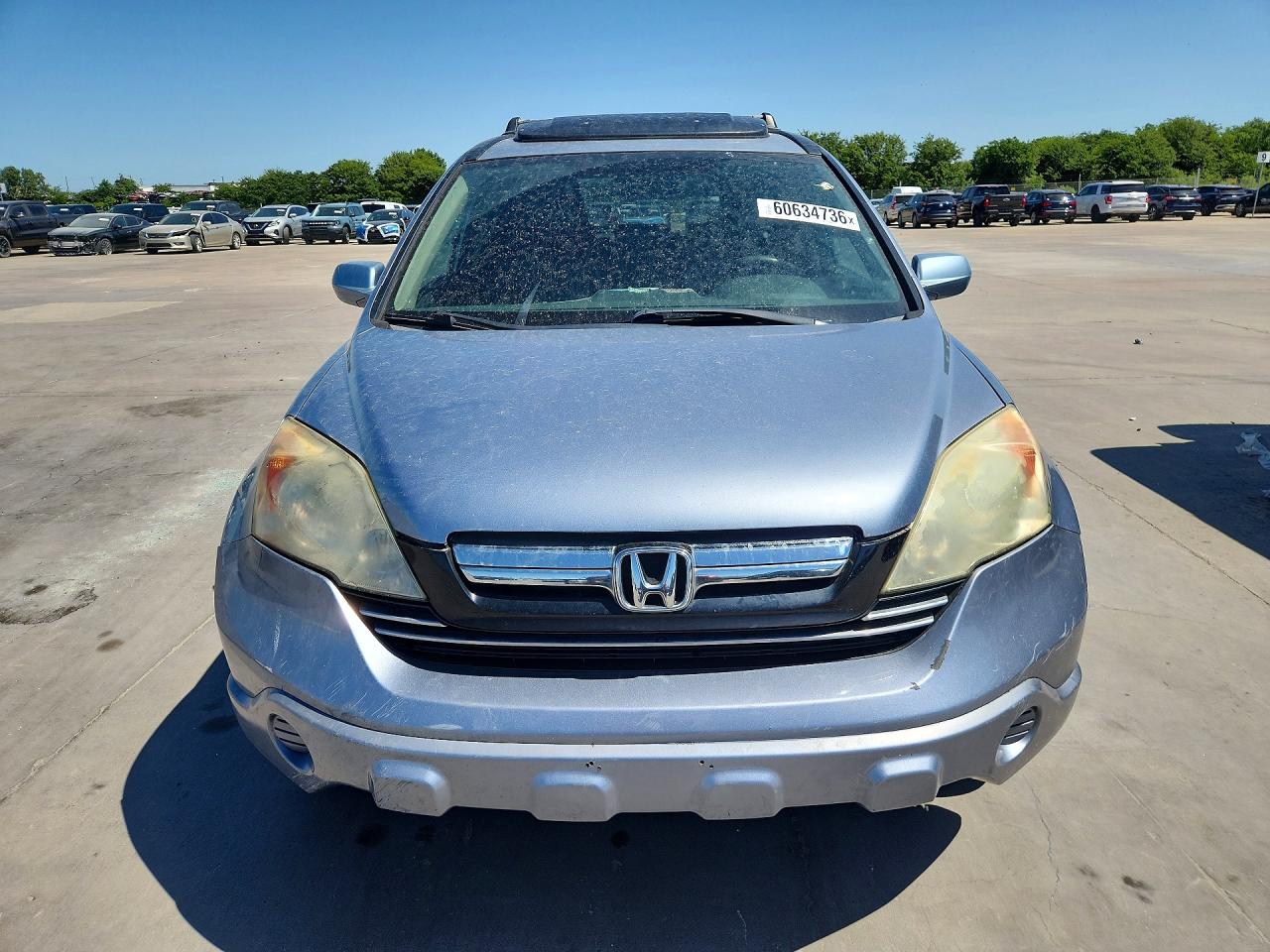 2007 Honda Cr-v Exl Blue vin: 5J6RE48797L019392
