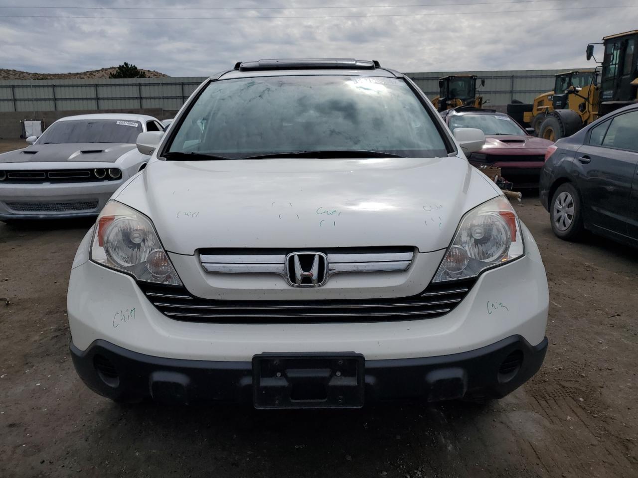 2008 Honda Cr-v Exl White vin: 5J6RE48798L006577