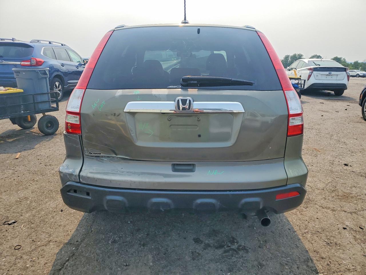 2008 Honda Cr-v Exl Green vin: 5J6RE48798L008989