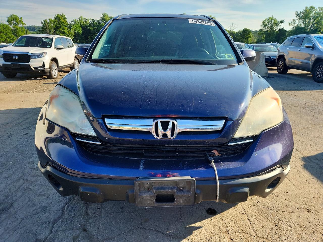 2008 Honda Cr-v Exl Blue vin: 5J6RE48798L015568