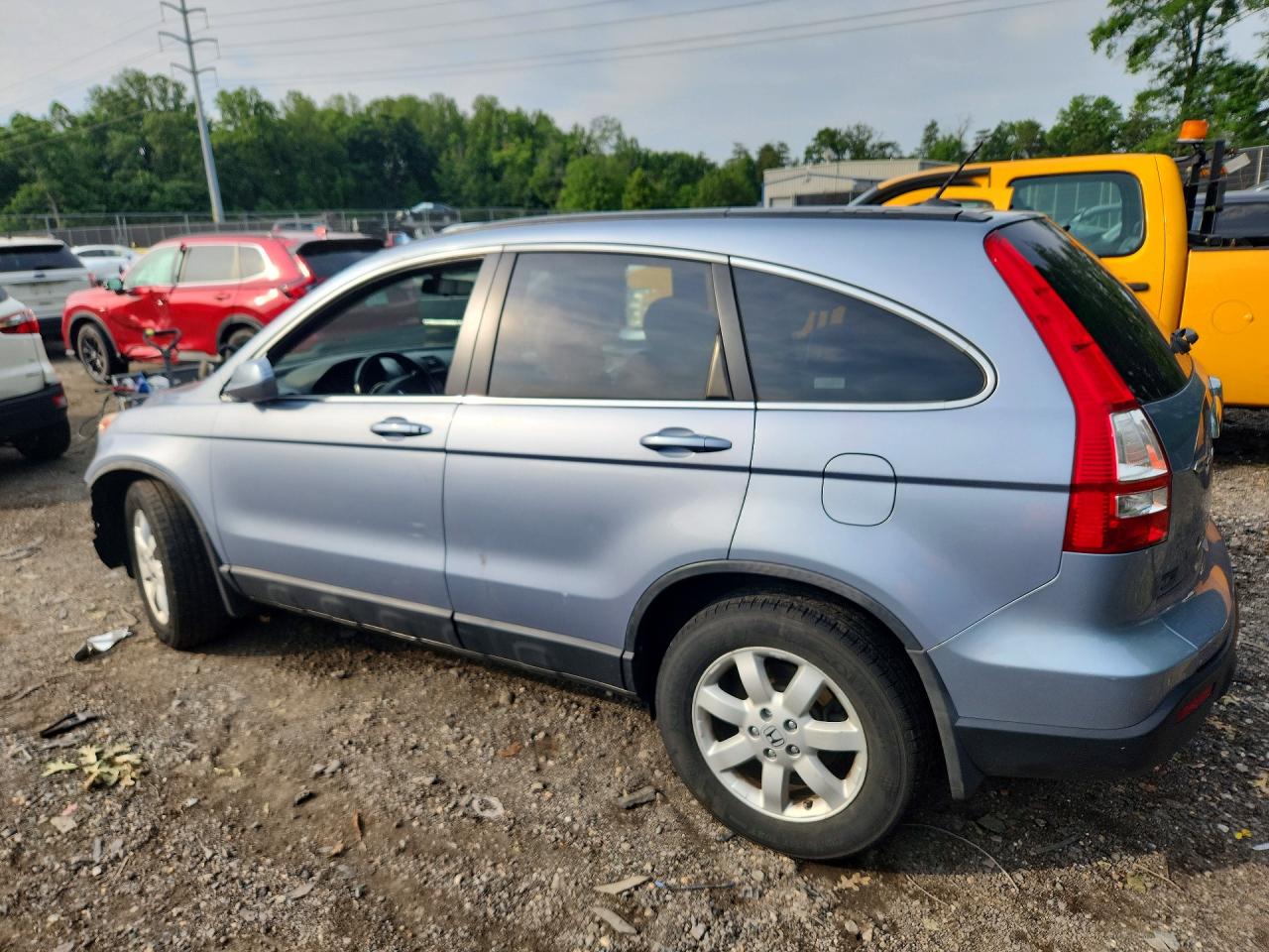 2008 Honda Cr-v Exl Blue vin: 5J6RE48798L023847