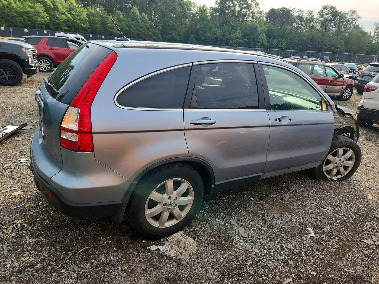 2008 Honda Cr-v Exl Blue vin: 5J6RE48798L023847