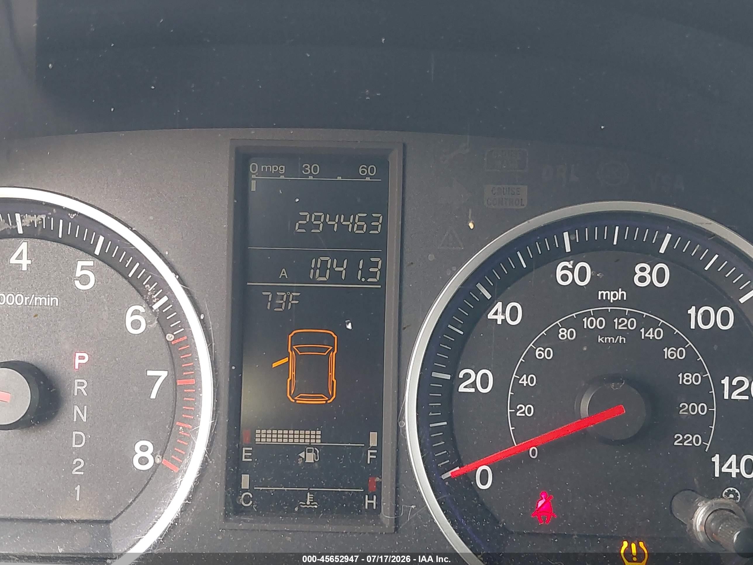 2008 Honda Cr-v Ex-l Light Blue vin: 5J6RE48798L028787