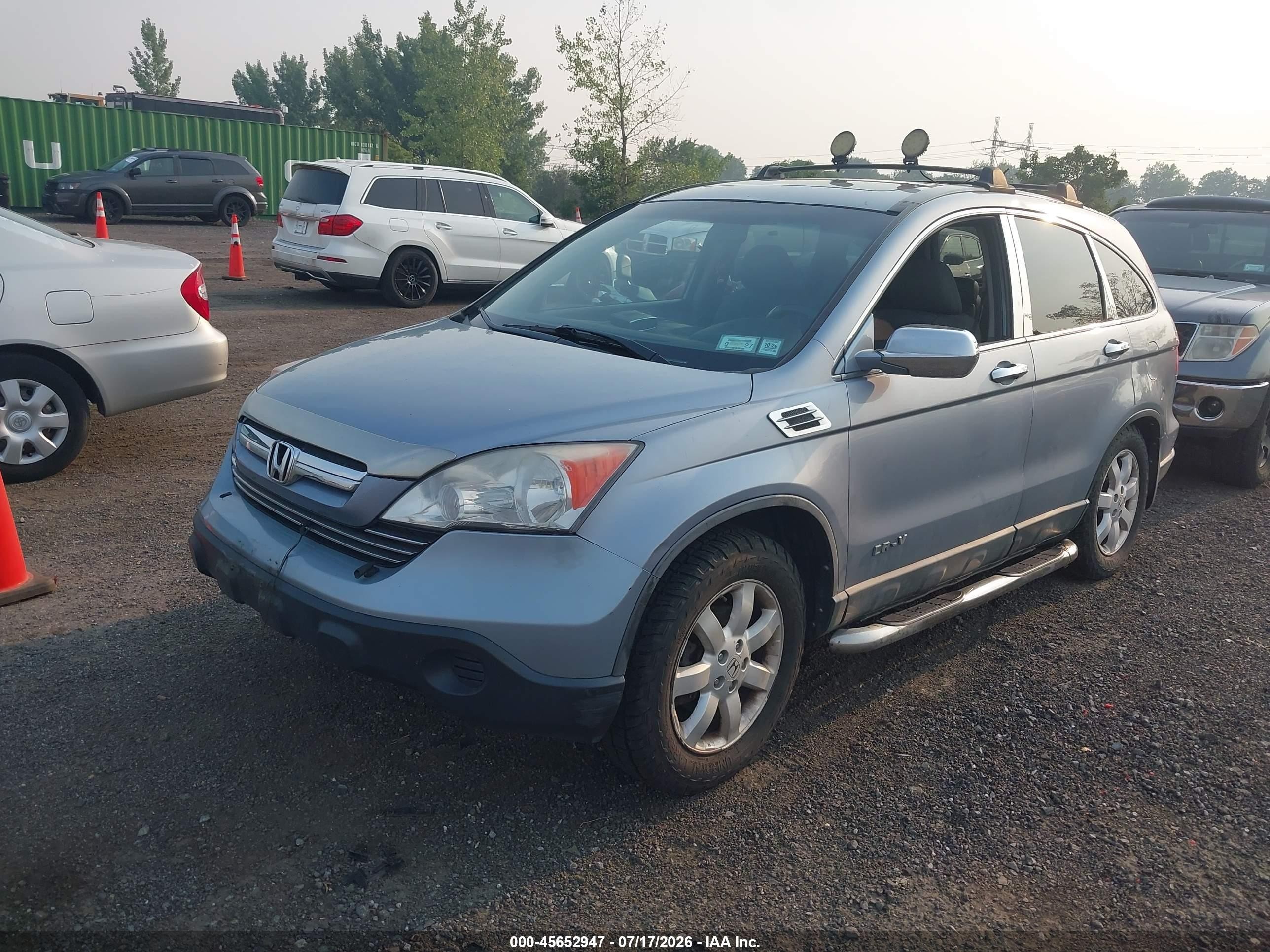 2008 Honda Cr-v Ex-l Light Blue vin: 5J6RE48798L028787