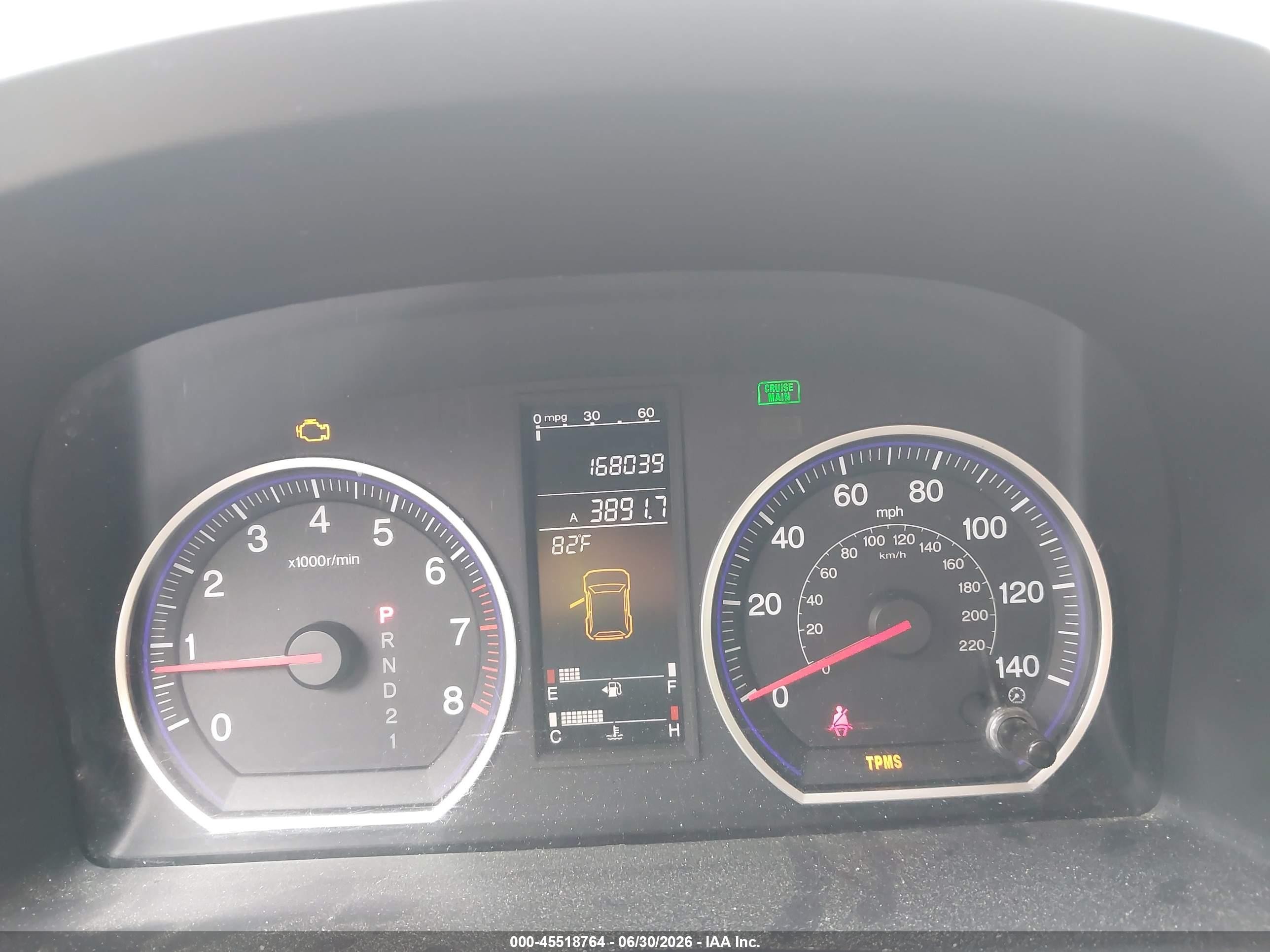 2008 Honda Cr-v Ex-l Gold vin: 5J6RE48798L040177