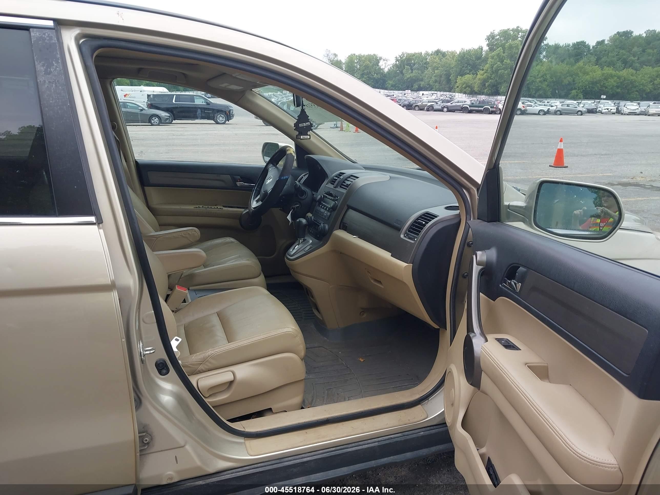 2008 Honda Cr-v Ex-l Gold vin: 5J6RE48798L040177