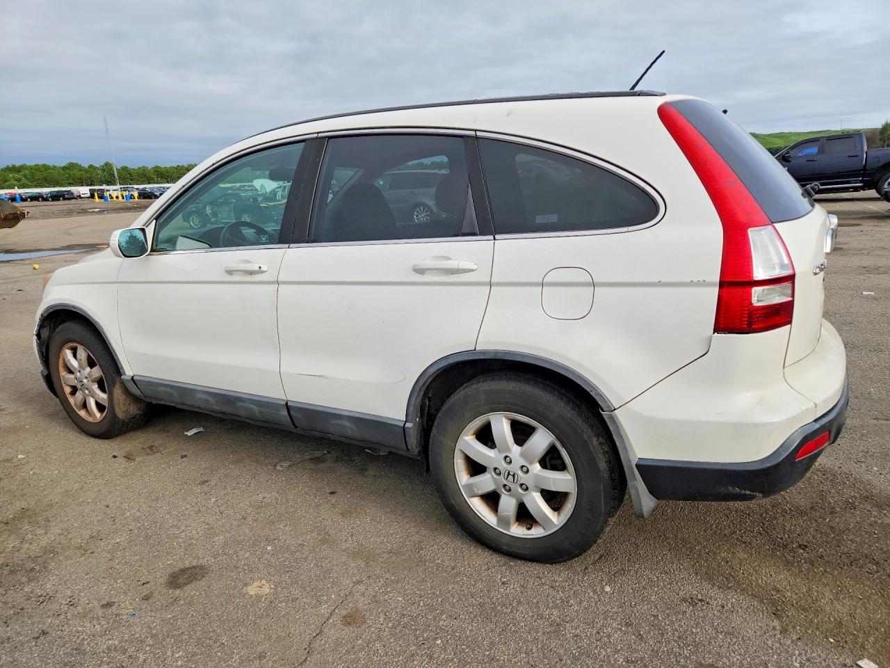 2008 Honda Cr-v Exl White vin: 5J6RE48798L049106