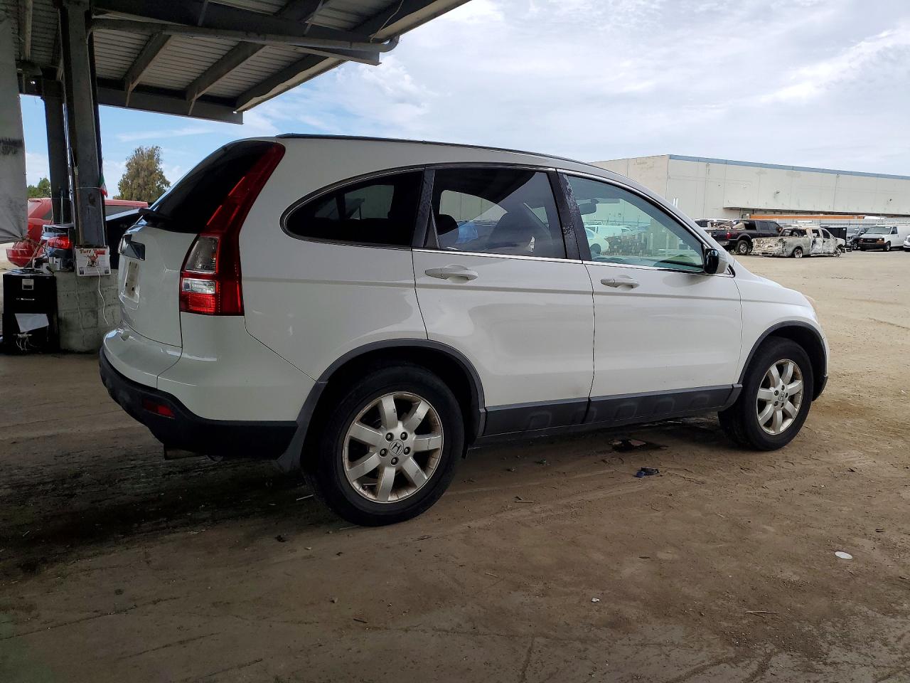 2008 Honda Cr-v Exl White vin: 5J6RE48798L049123