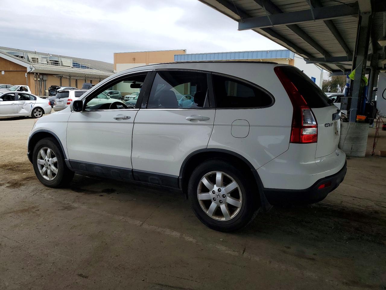 2008 Honda Cr-v Exl White vin: 5J6RE48798L049123