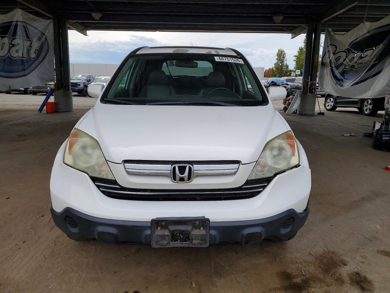 2008 Honda Cr-v Exl White vin: 5J6RE48798L049123