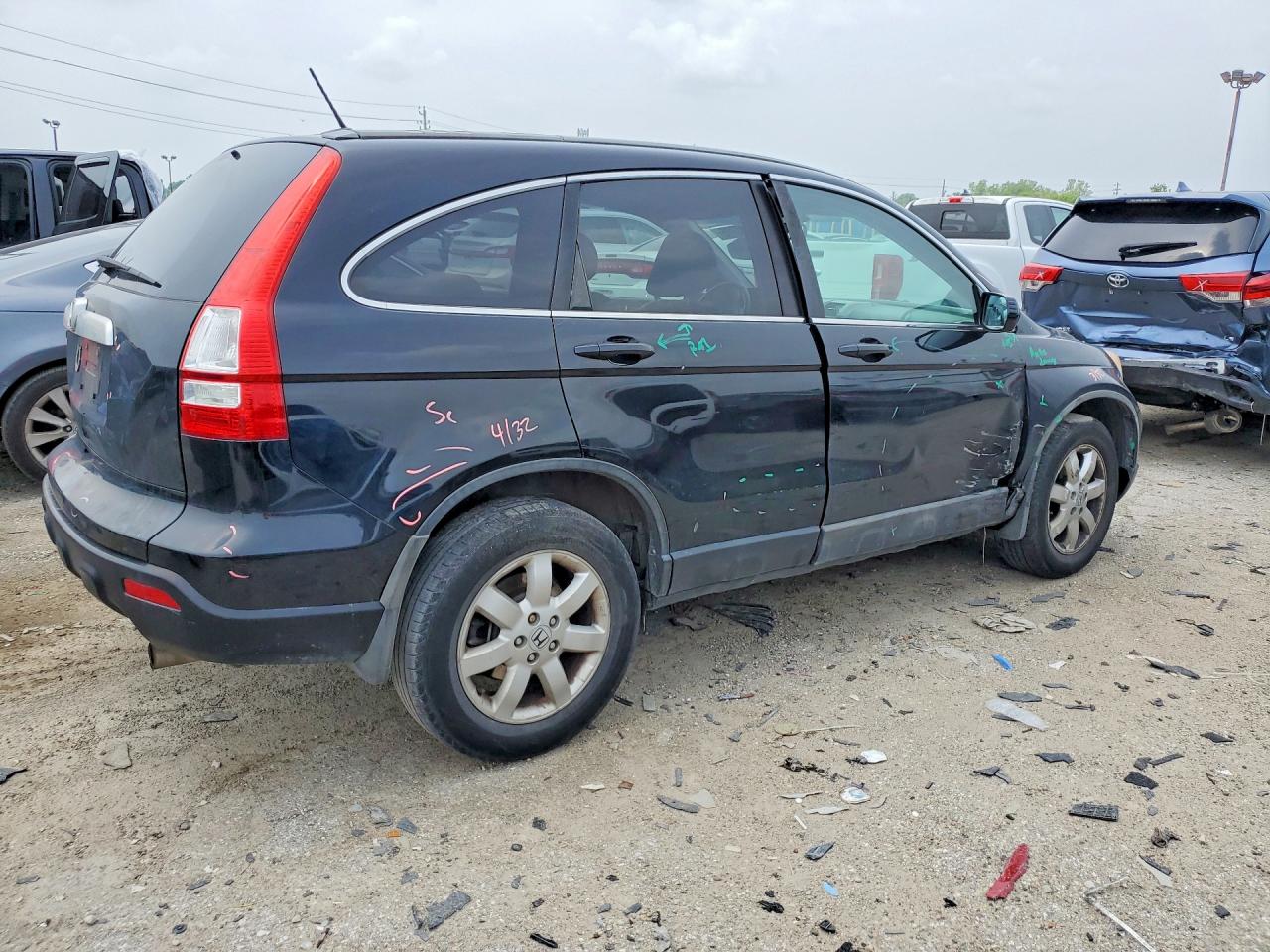 2009 Honda Cr-v Exl Black vin: 5J6RE48799L018827