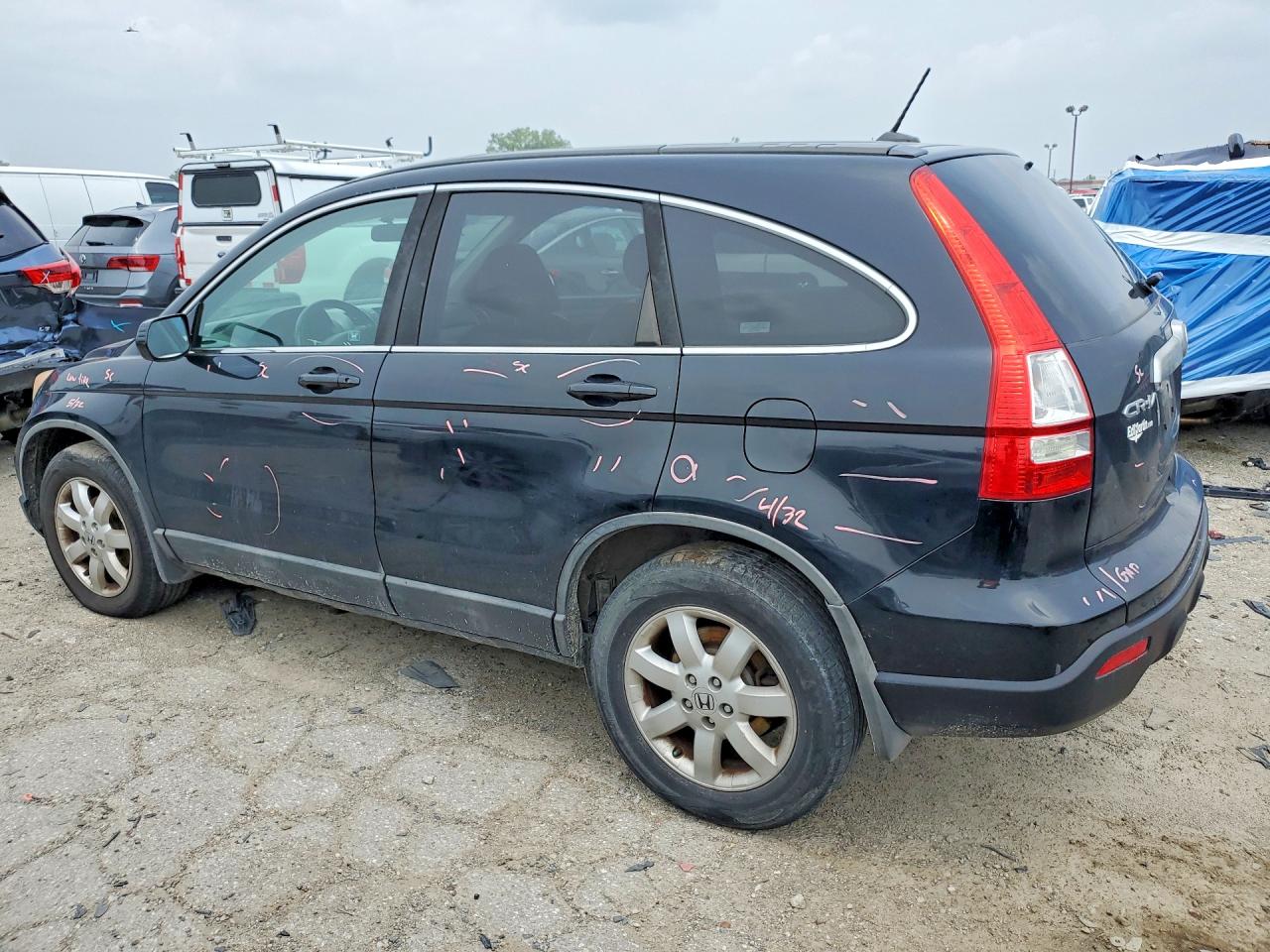 2009 Honda Cr-v Exl Black vin: 5J6RE48799L018827
