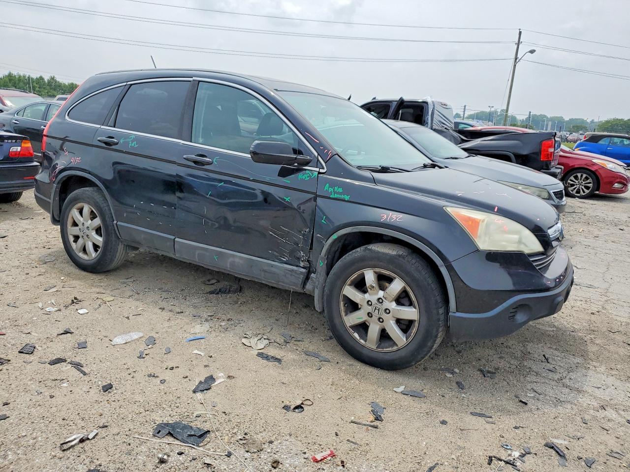 2009 Honda Cr-v Exl Black vin: 5J6RE48799L018827