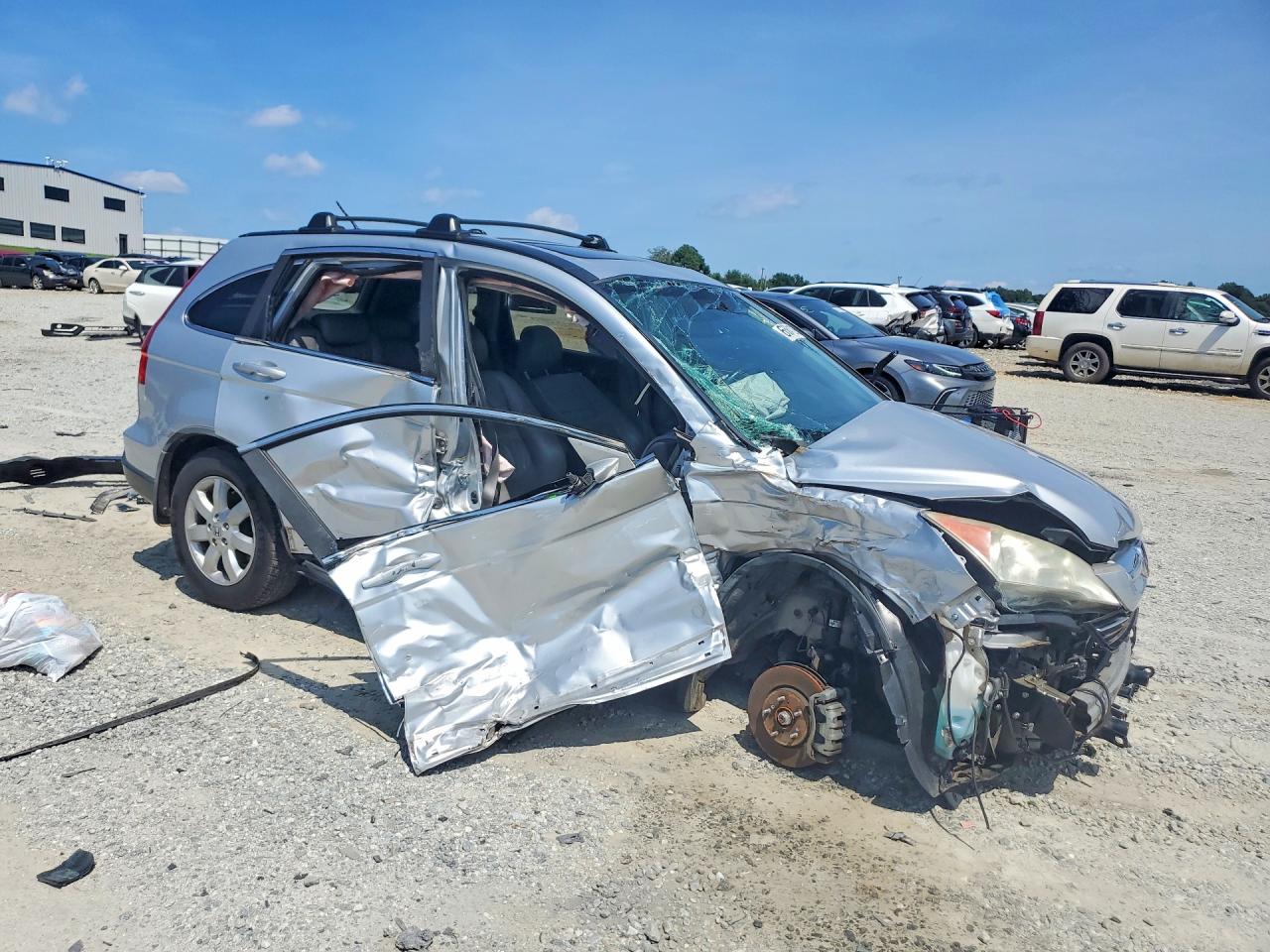 2009 Honda Cr-v Exl Silver vin: 5J6RE48799L020982