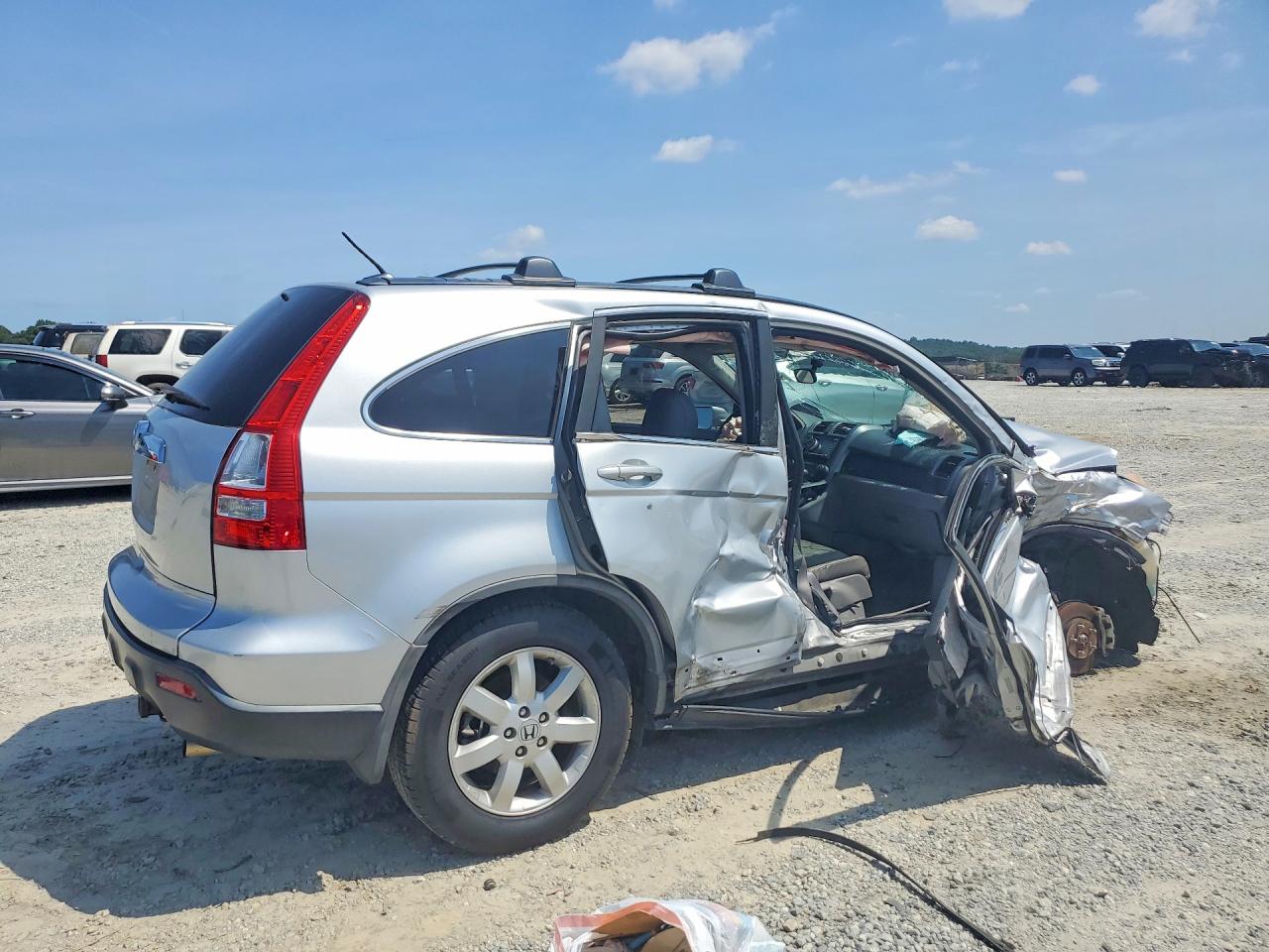 2009 Honda Cr-v Exl Silver vin: 5J6RE48799L020982