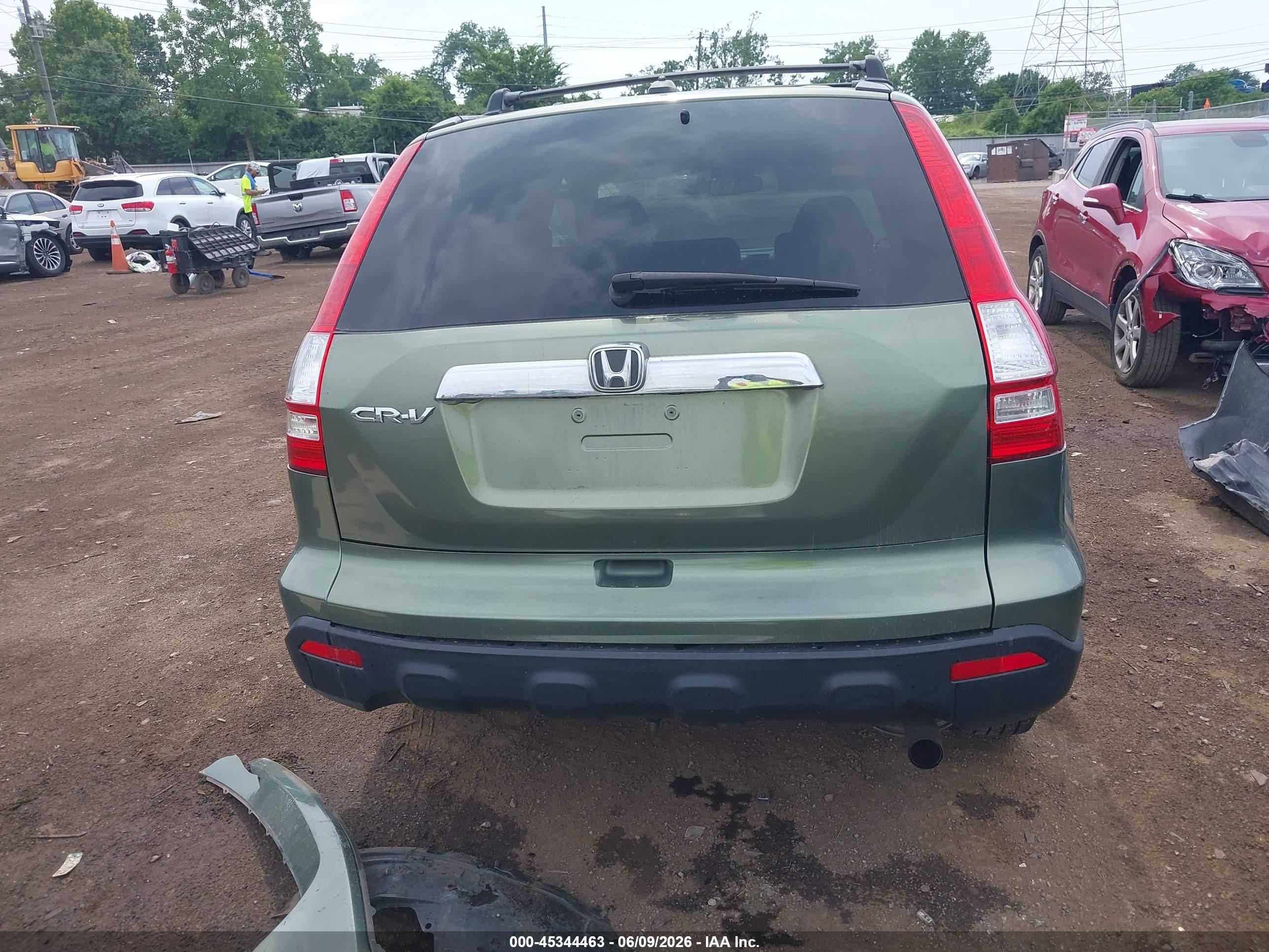 2009 Honda Cr-v Ex-l Green vin: 5J6RE48799L030203