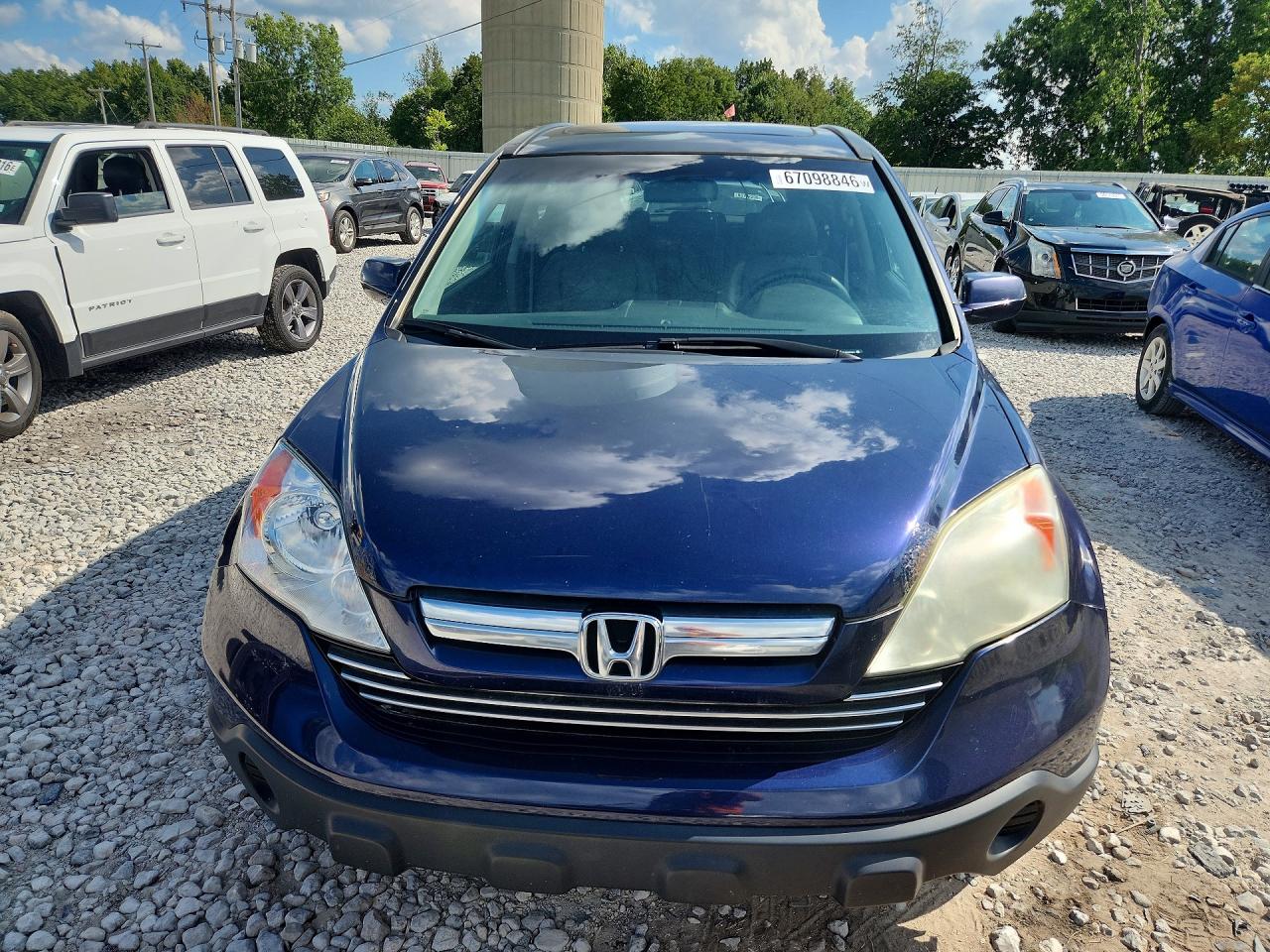 2009 Honda Cr-v Exl Blue vin: 5J6RE48799L036132