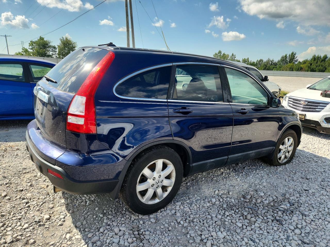 2009 Honda Cr-v Exl Blue vin: 5J6RE48799L036132
