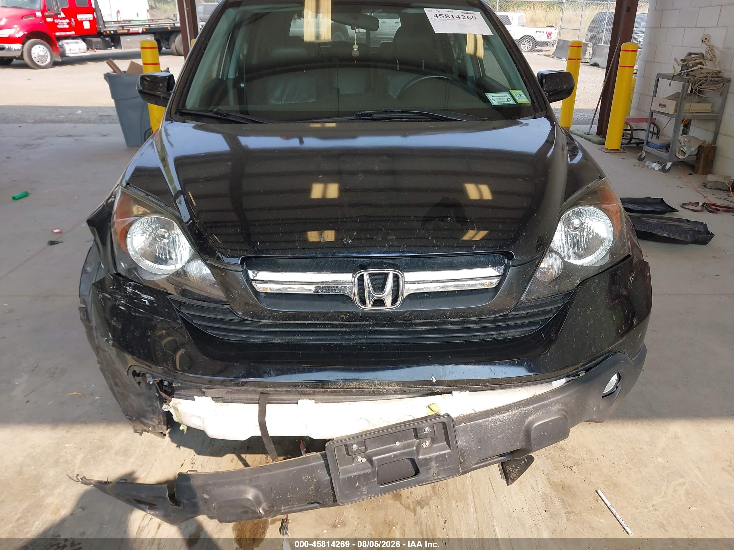 2007 Honda Cr-v Ex-l Black vin: 5J6RE487X7L015030