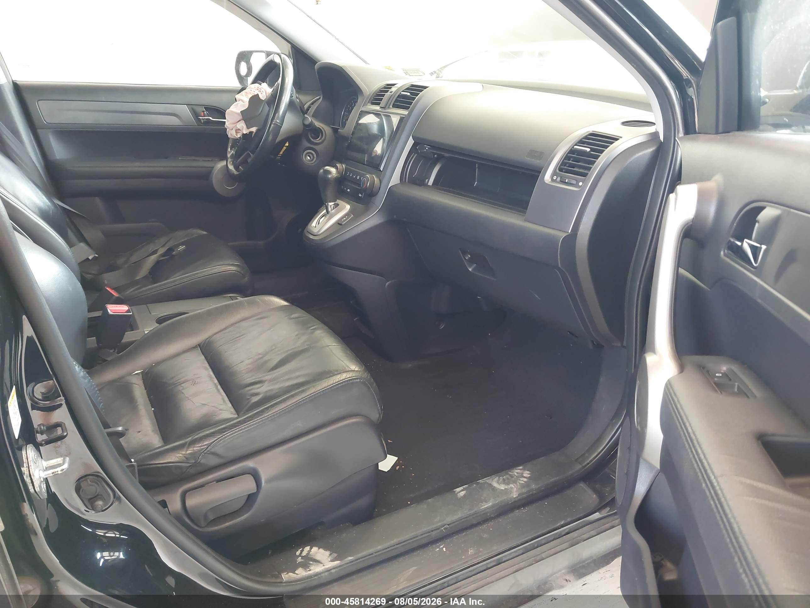 2007 Honda Cr-v Ex-l Black vin: 5J6RE487X7L015030