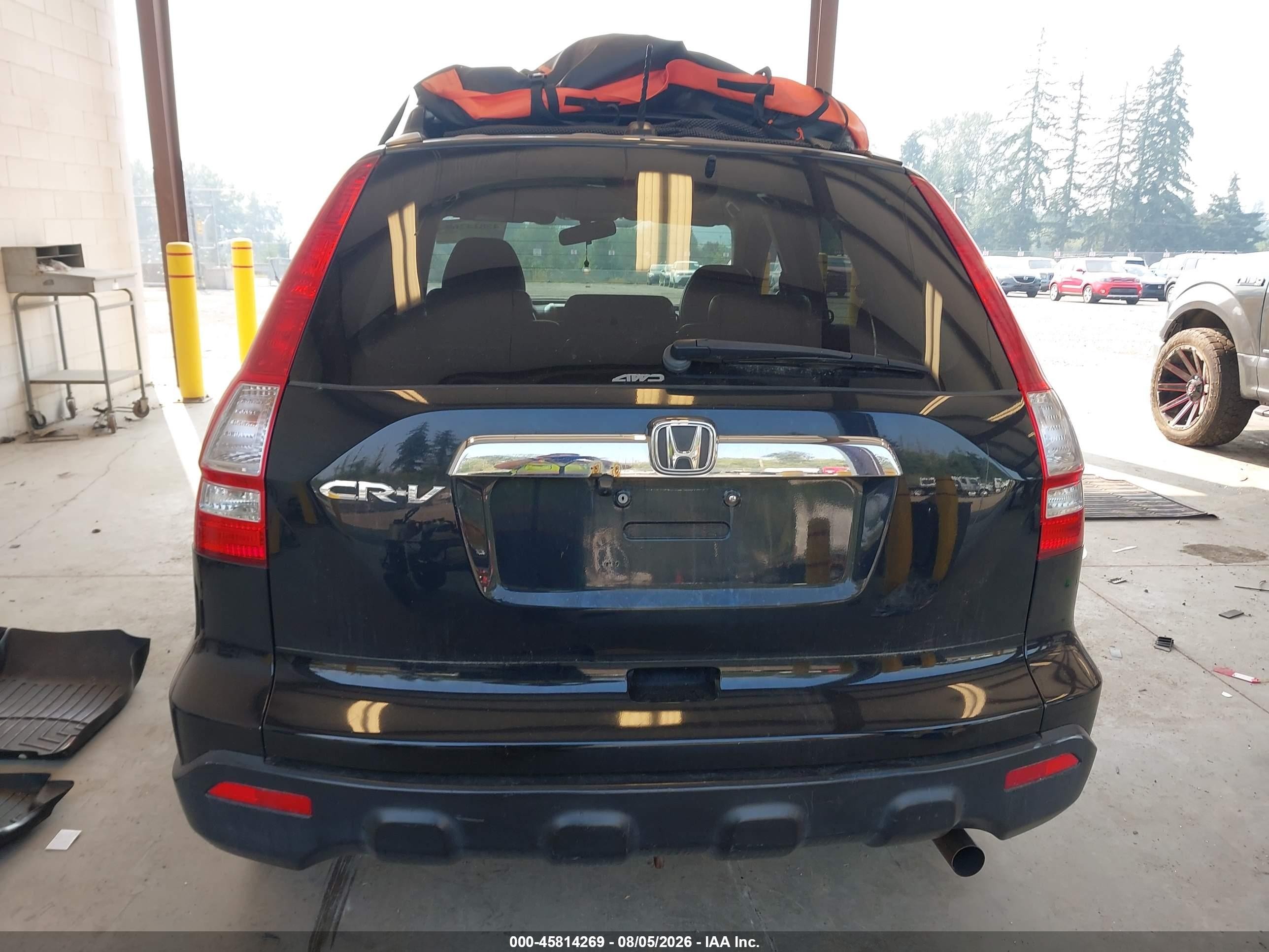 2007 Honda Cr-v Ex-l Black vin: 5J6RE487X7L015030