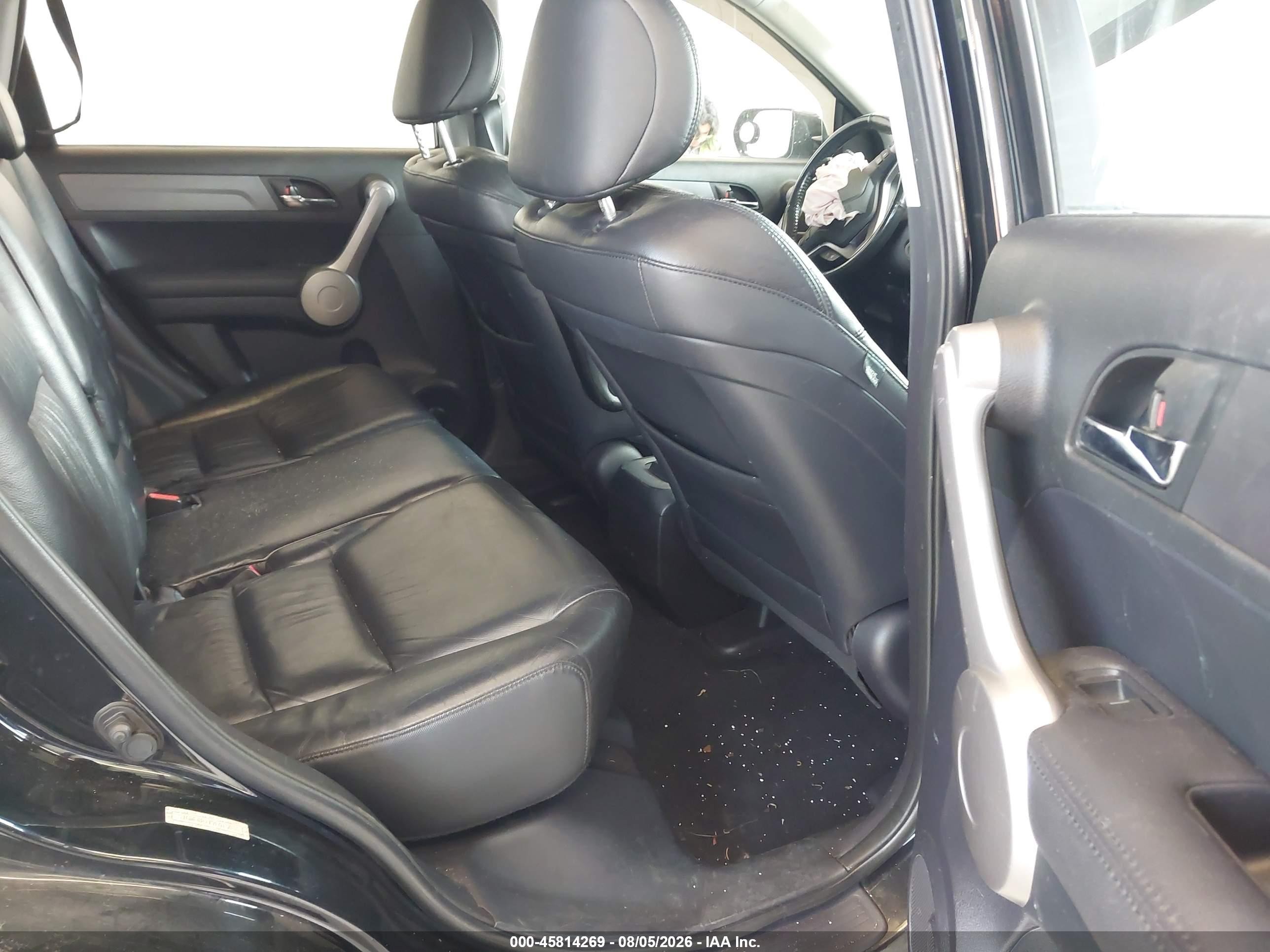2007 Honda Cr-v Ex-l Black vin: 5J6RE487X7L015030