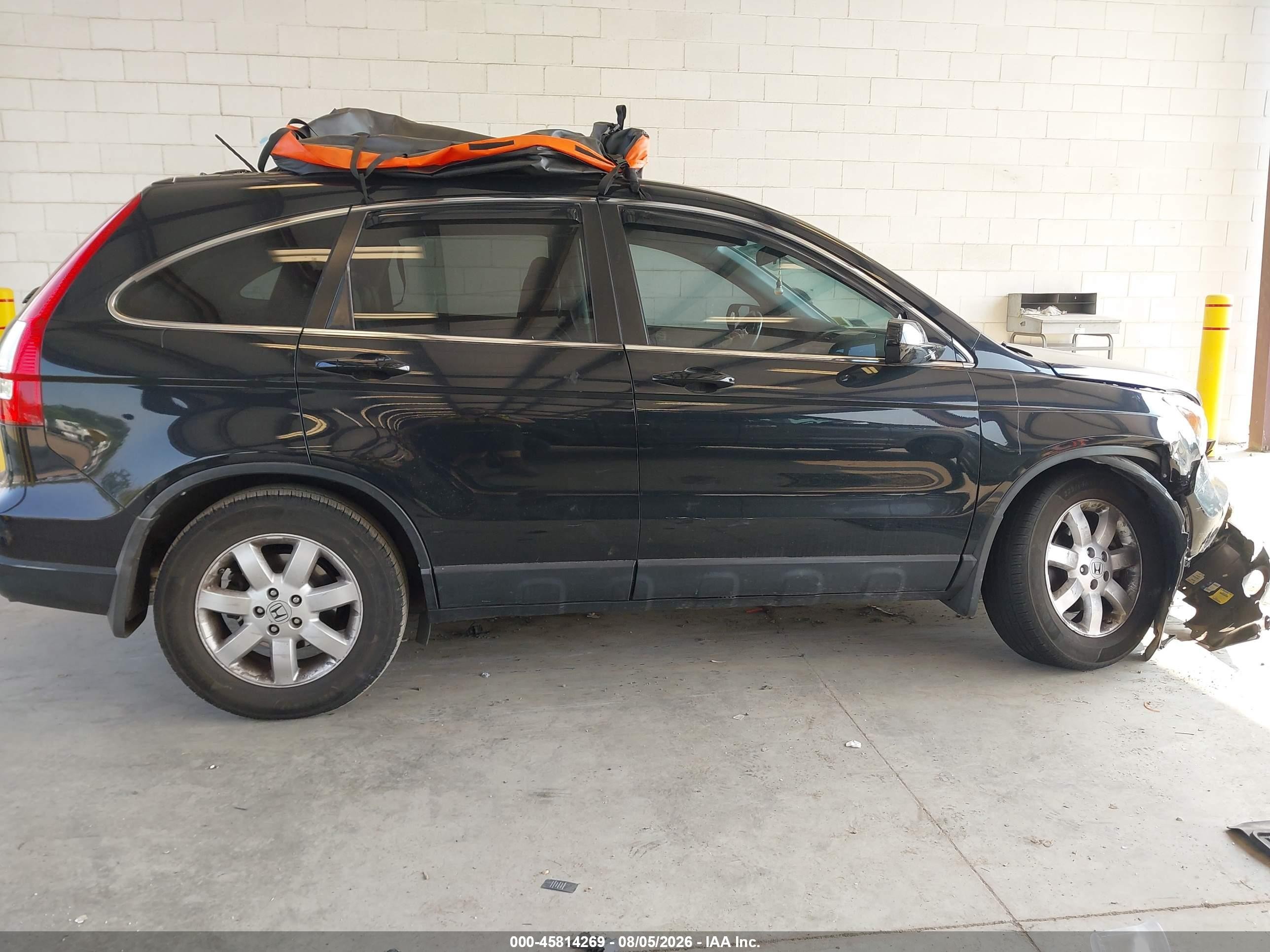2007 Honda Cr-v Ex-l Black vin: 5J6RE487X7L015030