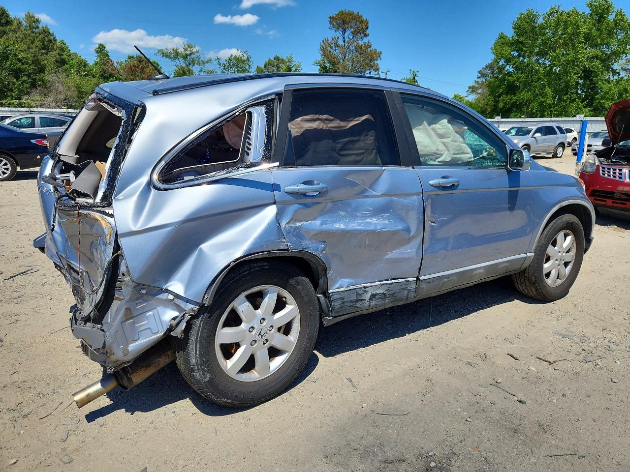 2008 Honda Cr-v Exl Silver vin: 5J6RE487X8L006250