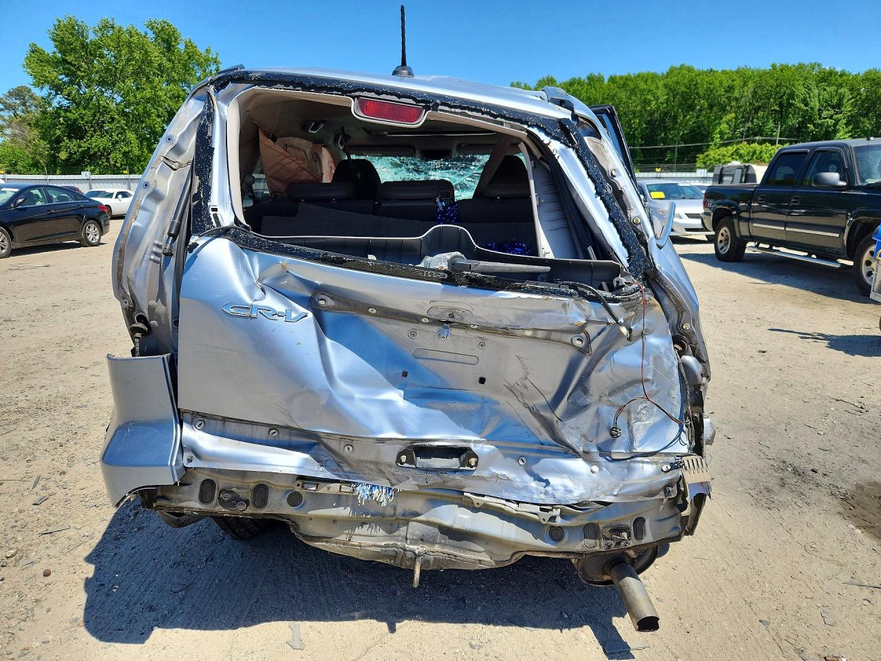 2008 Honda Cr-v Exl Silver vin: 5J6RE487X8L006250